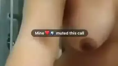 Nude WhatsApp video call of chubby desi girlfriend