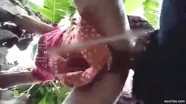 Sexy fucking back outdoor