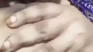 Long boobs girlfriend licking nipple viral video call