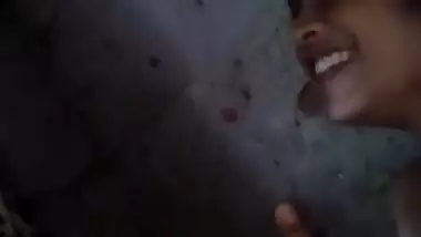 Shy Indian college girl excited to see the penis